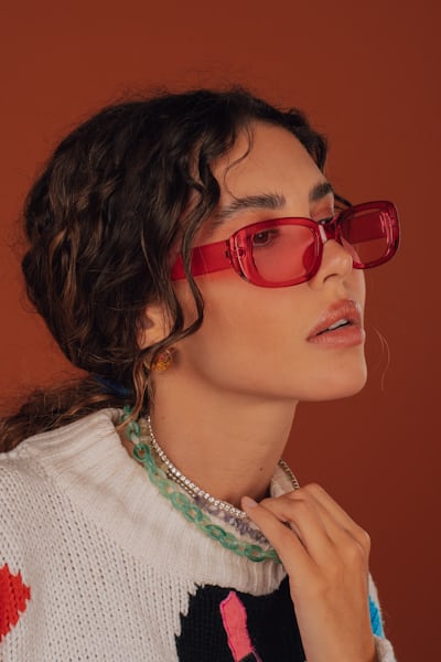 Artistic shot of sunglasses